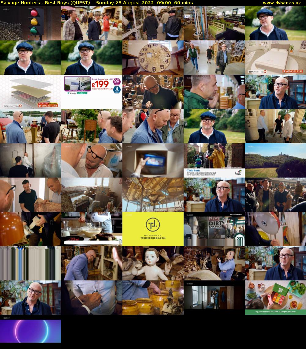 Salvage Hunters - Best Buys (QUEST) Sunday 28 August 2022 09:00 - 10:00