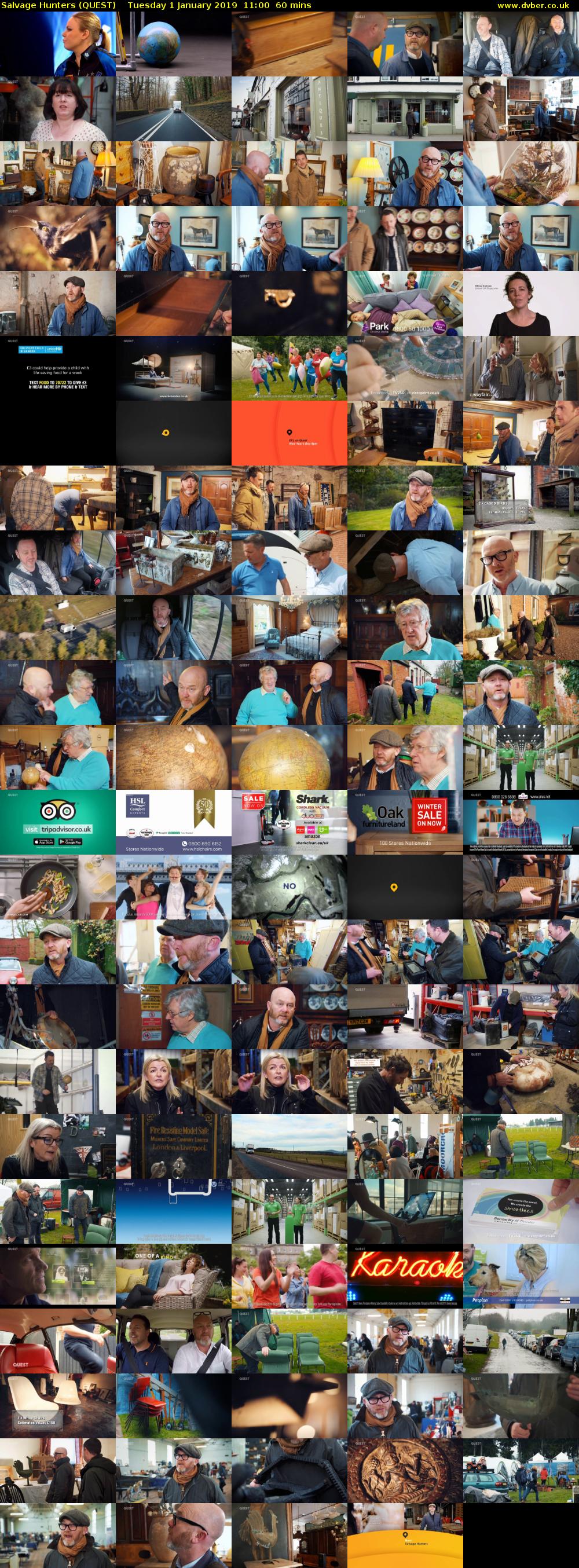 Salvage Hunters (QUEST) Tuesday 1 January 2019 11:00 - 12:00