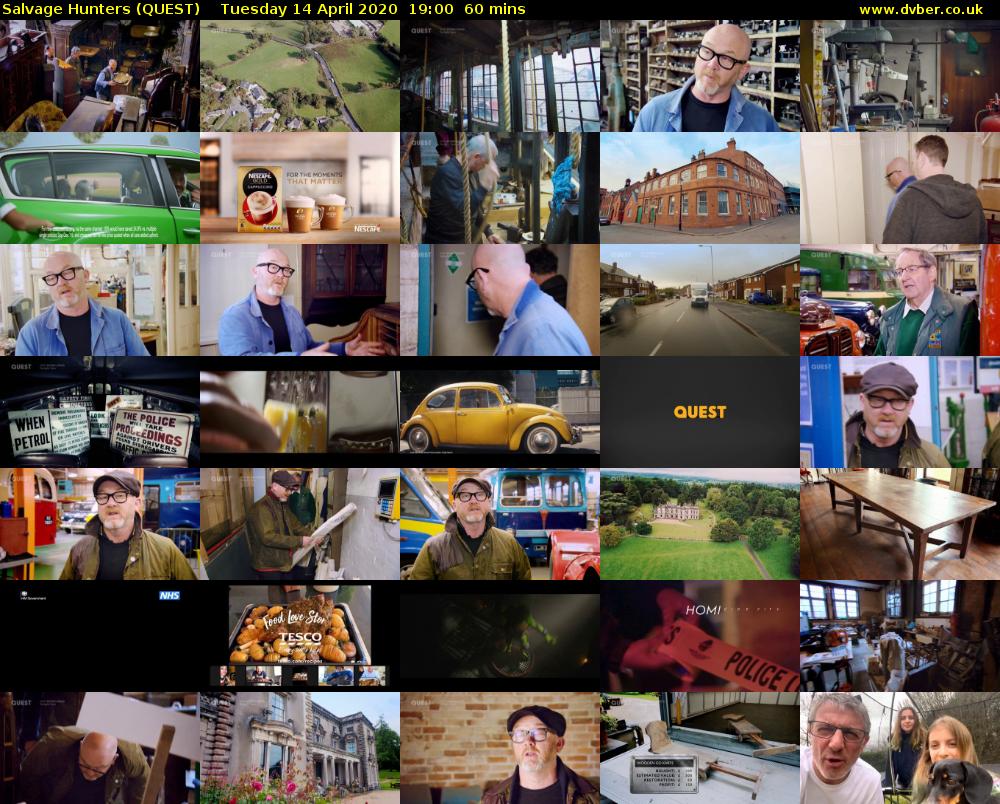 Salvage Hunters (QUEST) Tuesday 14 April 2020 19:00 - 20:00