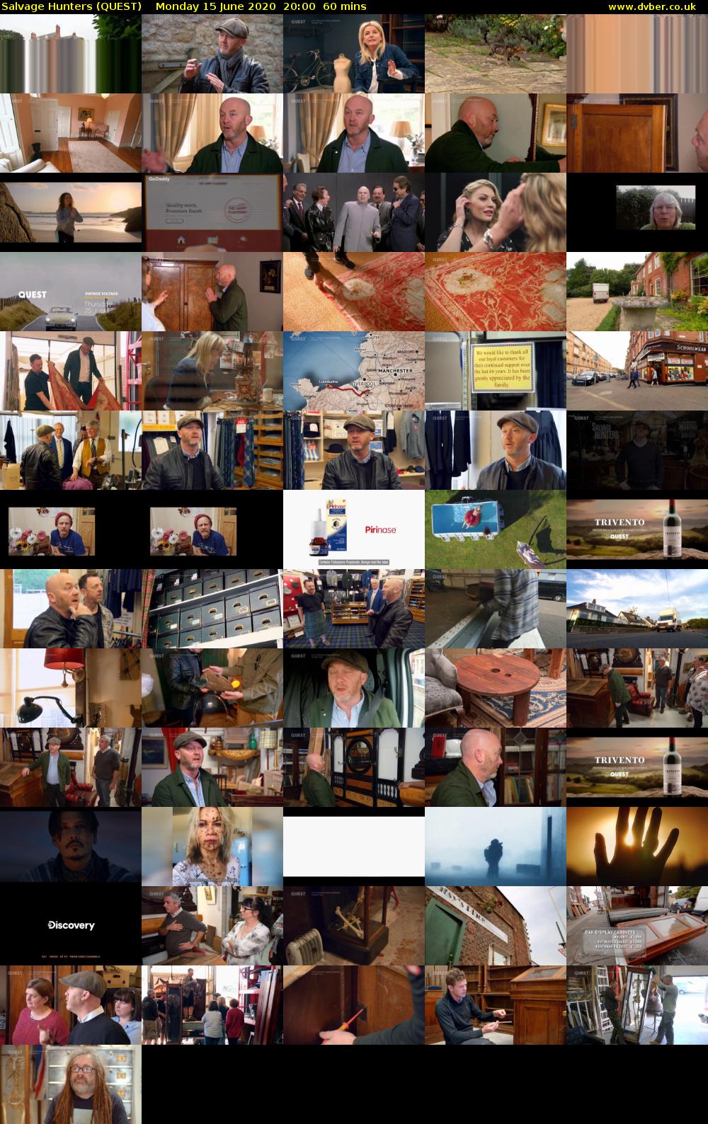 Salvage Hunters (QUEST) Monday 15 June 2020 20:00 - 21:00