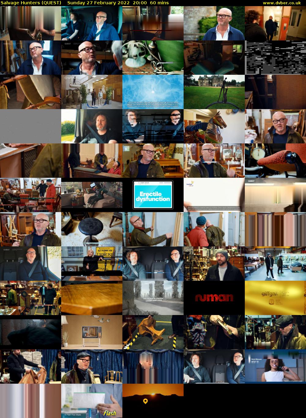 Salvage Hunters (QUEST) Sunday 27 February 2022 20:00 - 21:00