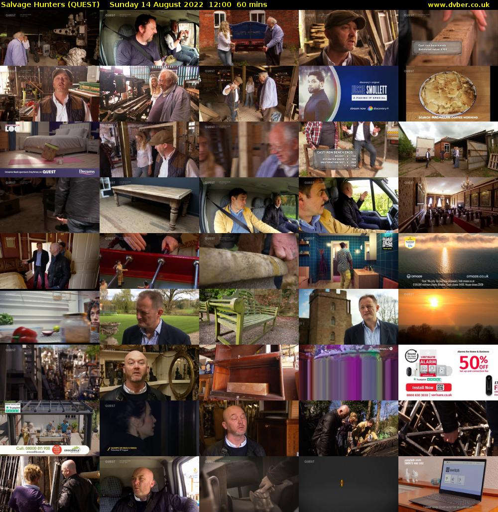 Salvage Hunters (QUEST) Sunday 14 August 2022 12:00 - 13:00