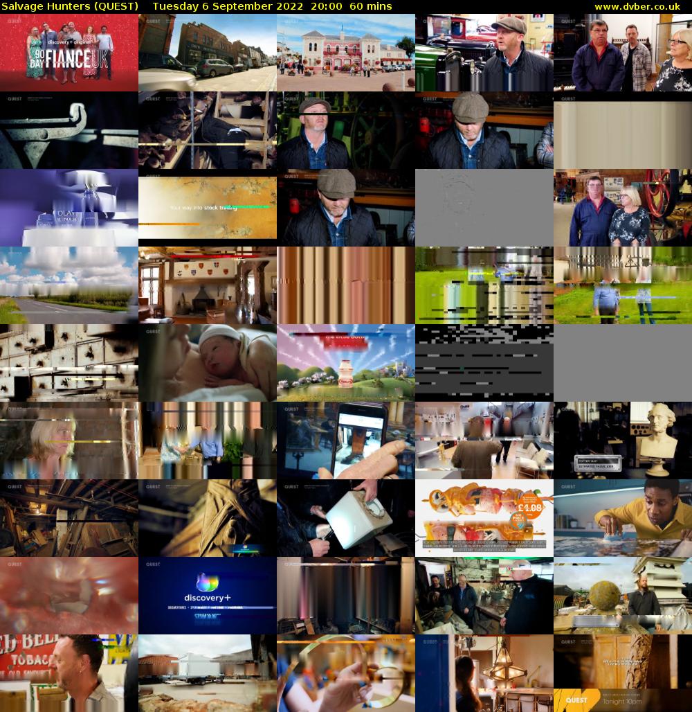 Salvage Hunters (QUEST) Tuesday 6 September 2022 20:00 - 21:00