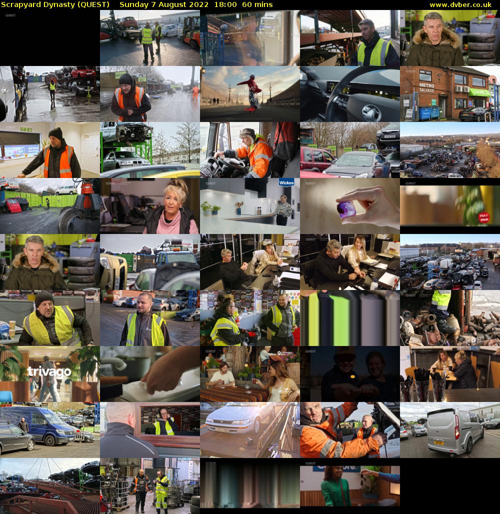 Scrapyard Dynasty (QUEST) Sunday 7 August 2022 18:00 - 19:00