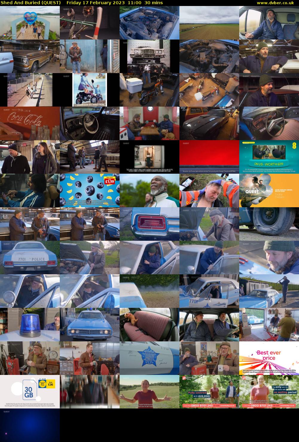 Shed And Buried (QUEST) Friday 17 February 2023 11:00 - 11:30