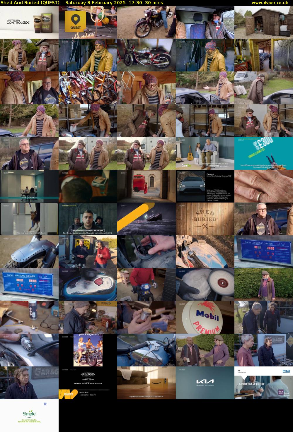 Shed And Buried (QUEST) Saturday 8 February 2025 17:30 - 18:00