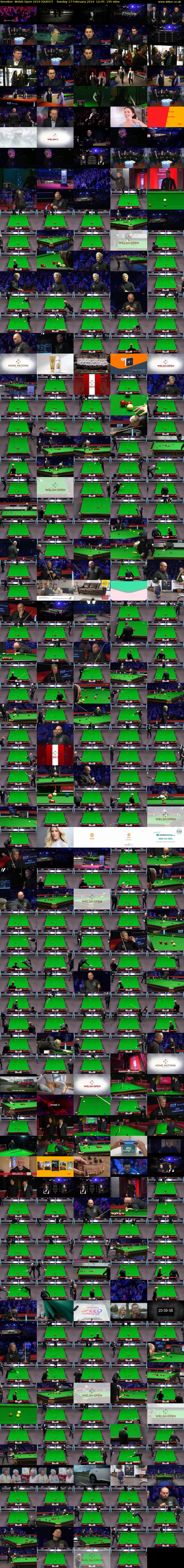 Snooker: Welsh Open 2019 (QUEST) Sunday 17 February 2019 12:45 - 16:00
