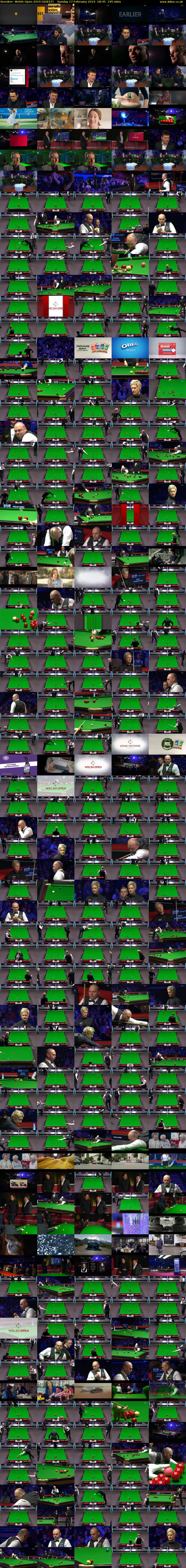 Snooker: Welsh Open 2019 (QUEST) Sunday 17 February 2019 18:45 - 22:00
