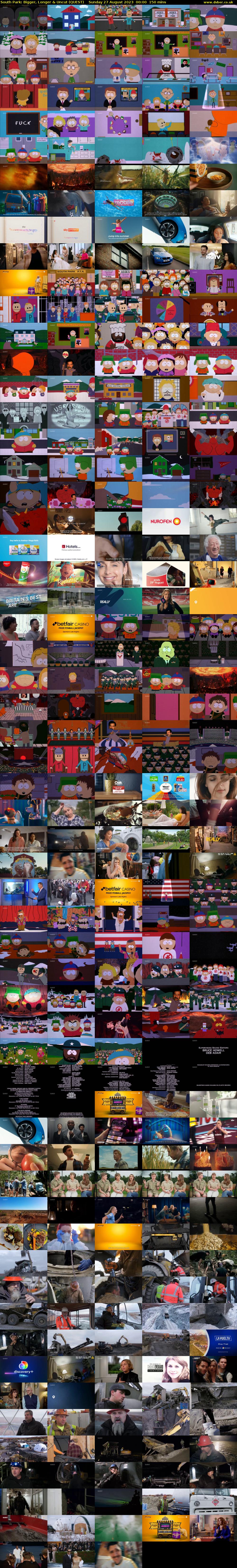 South Park: Bigger, Longer & Uncut (QUEST) Sunday 27 August 2023 00:00 - 02:30