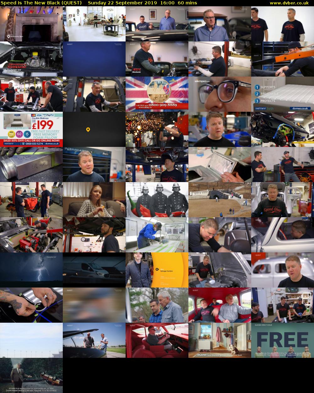 Speed Is The New Black (QUEST) Sunday 22 September 2019 16:00 - 17:00