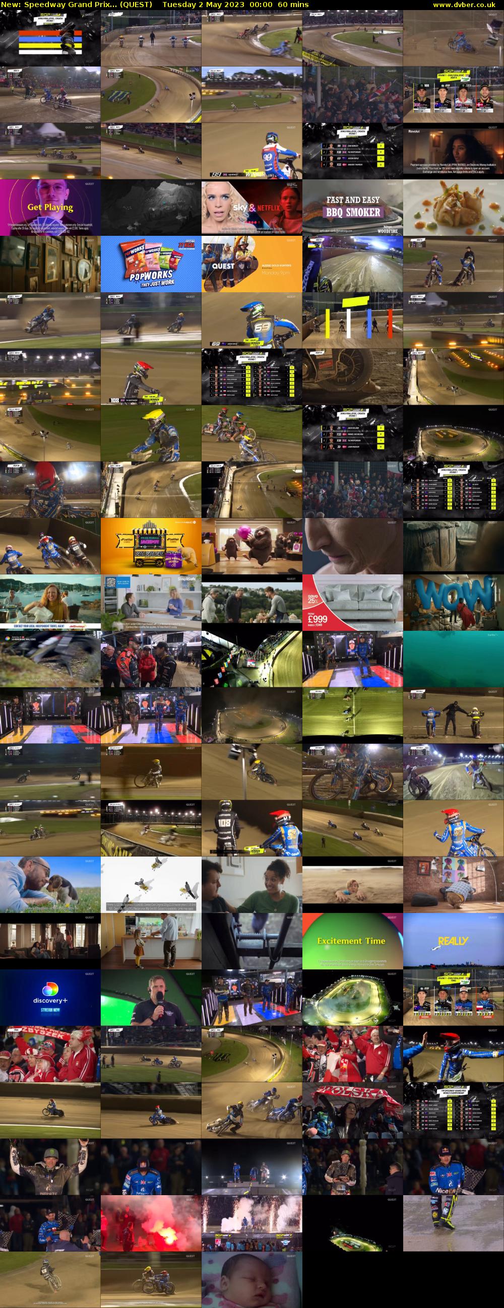 Speedway Grand Prix... (QUEST) Tuesday 2 May 2023 00:00 - 01:00