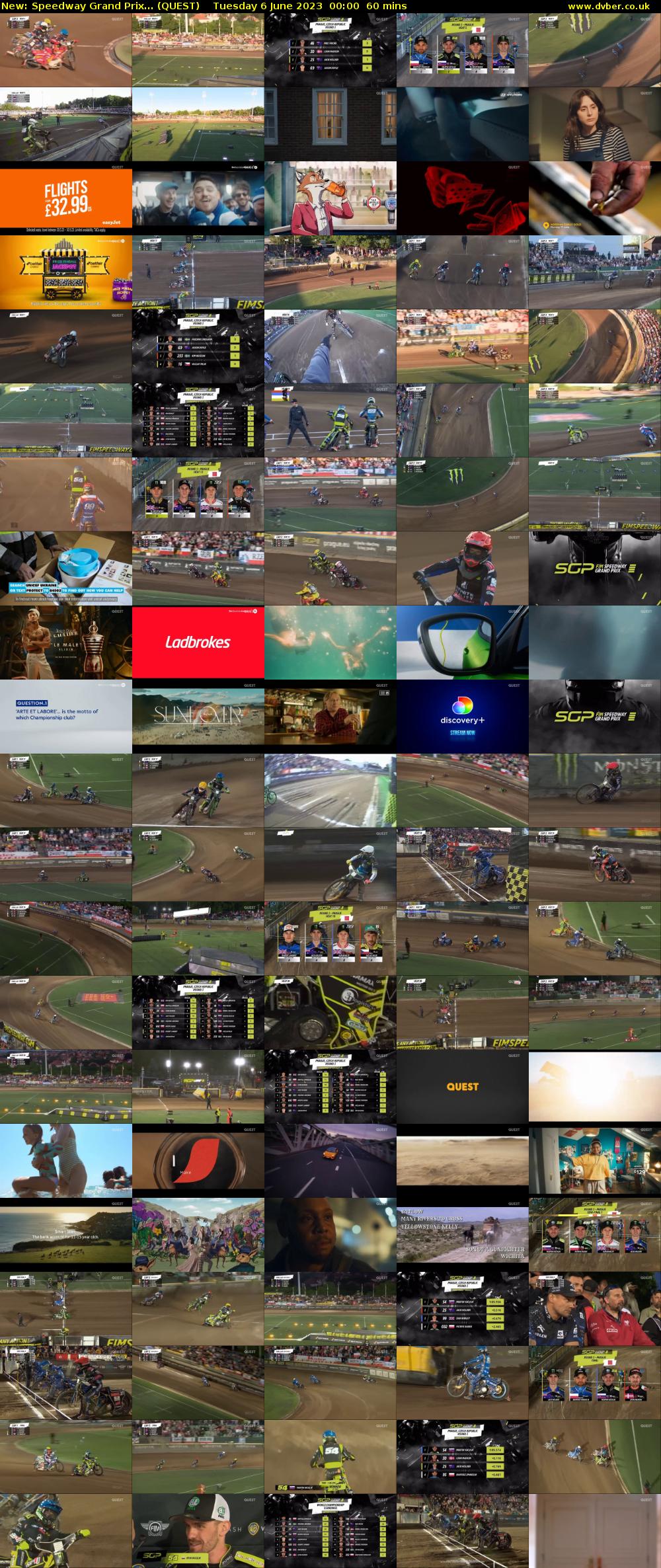 Speedway Grand Prix... (QUEST) Tuesday 6 June 2023 00:00 - 01:00
