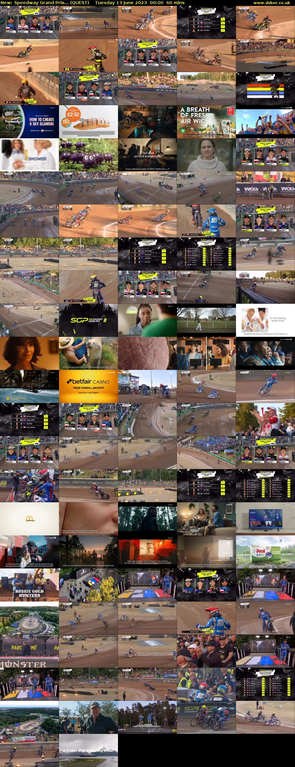 Speedway Grand Prix... (QUEST) Tuesday 13 June 2023 00:00 - 01:00