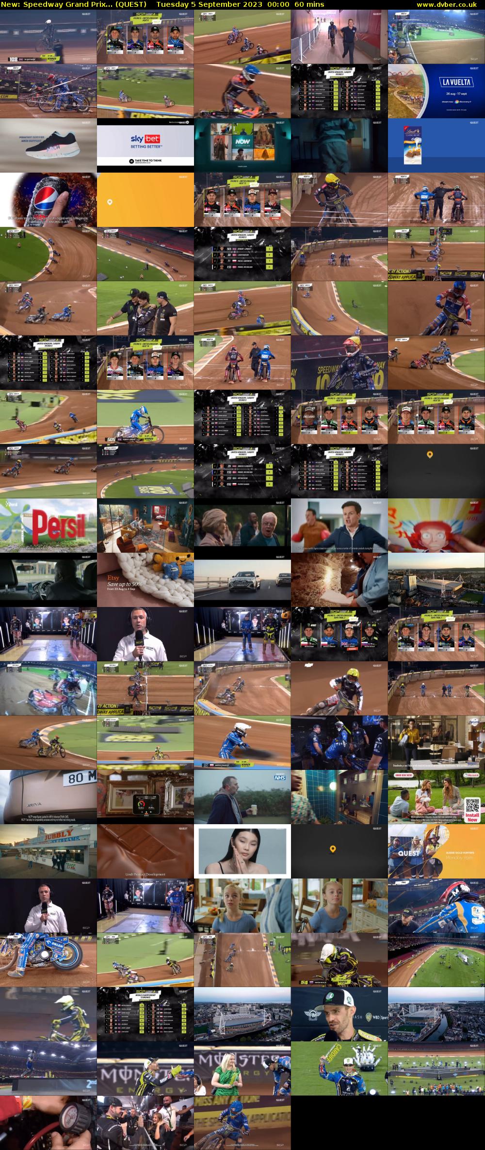 Speedway Grand Prix... (QUEST) Tuesday 5 September 2023 00:00 - 01:00