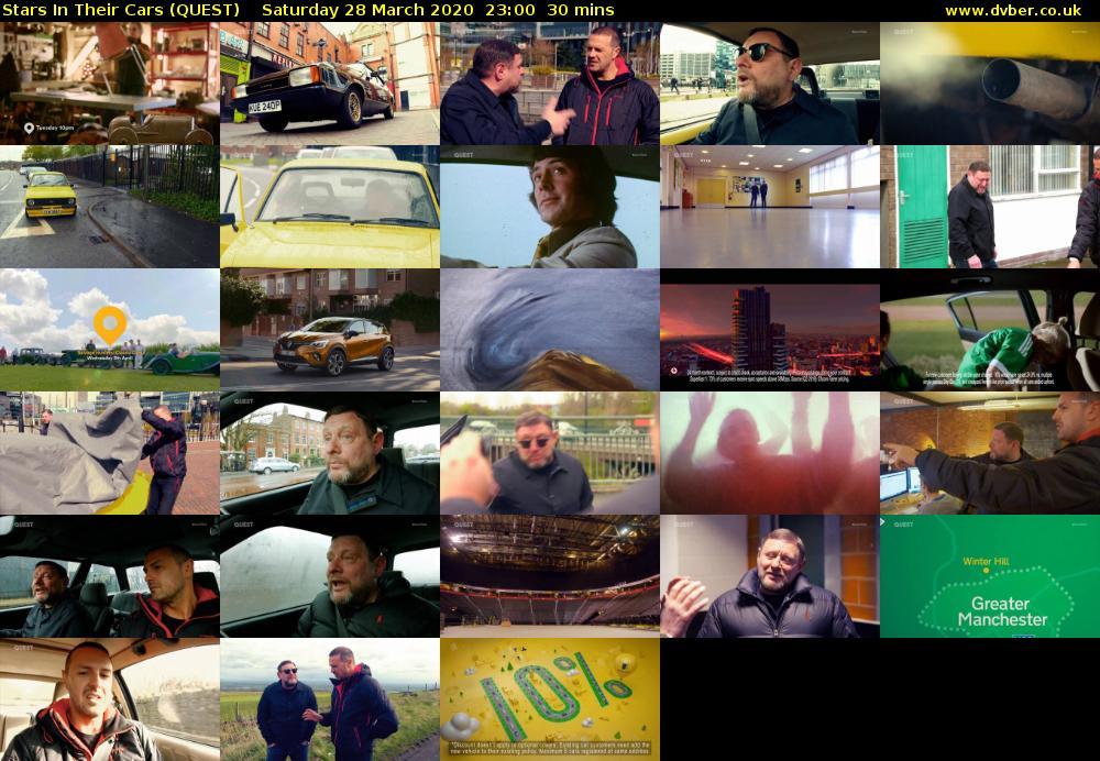 Stars In Their Cars (QUEST) Saturday 28 March 2020 23:00 - 23:30