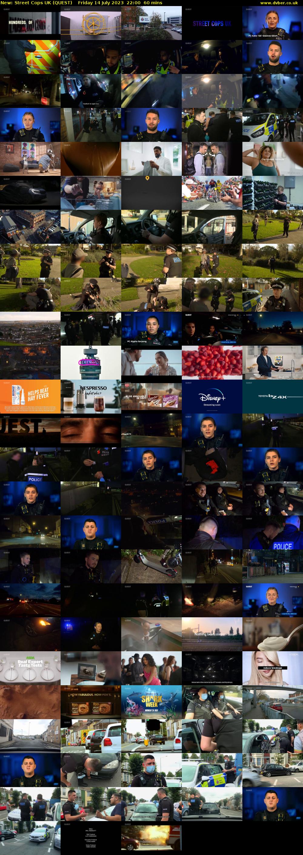 Street Cops UK (QUEST) Friday 14 July 2023 22:00 - 23:00