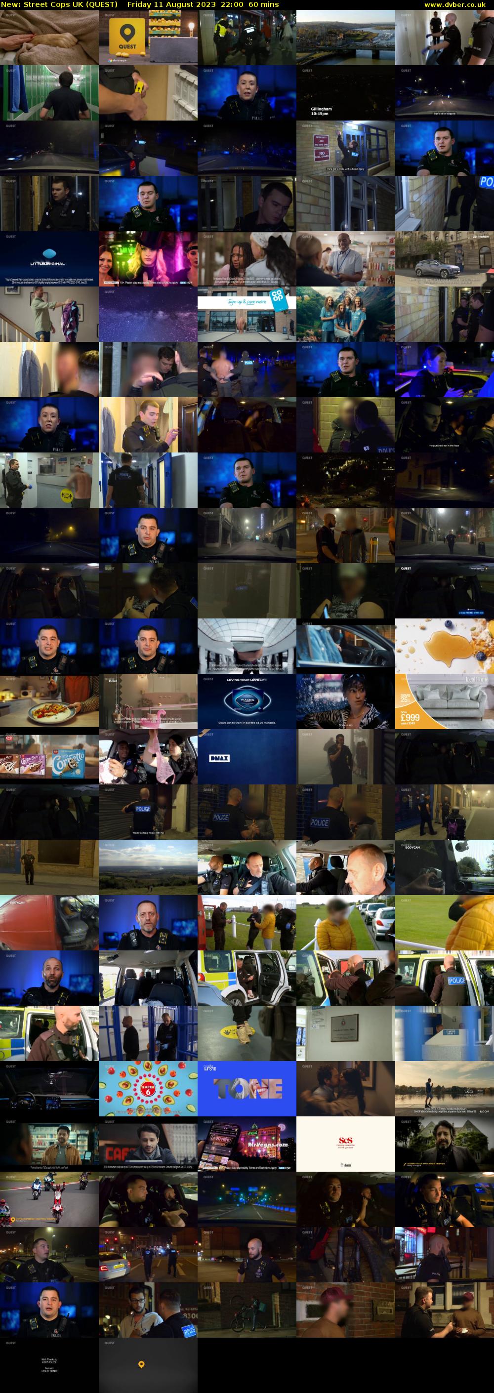 Street Cops UK (QUEST) Friday 11 August 2023 22:00 - 23:00