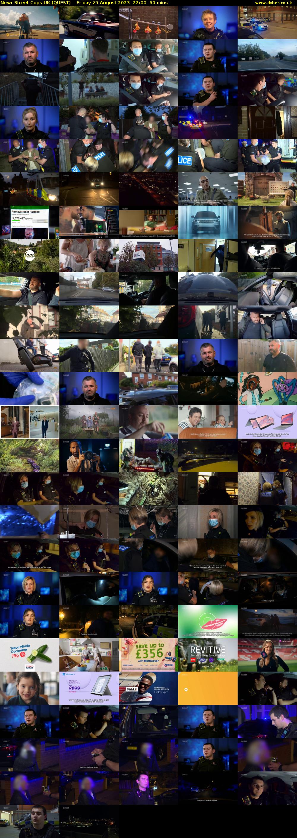 Street Cops UK (QUEST) Friday 25 August 2023 22:00 - 23:00
