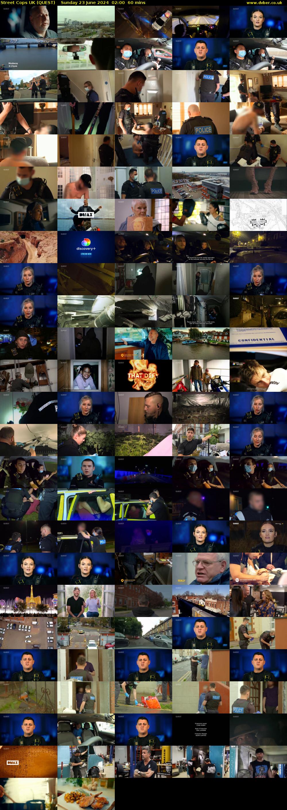 Street Cops UK (QUEST) Sunday 23 June 2024 02:00 - 03:00