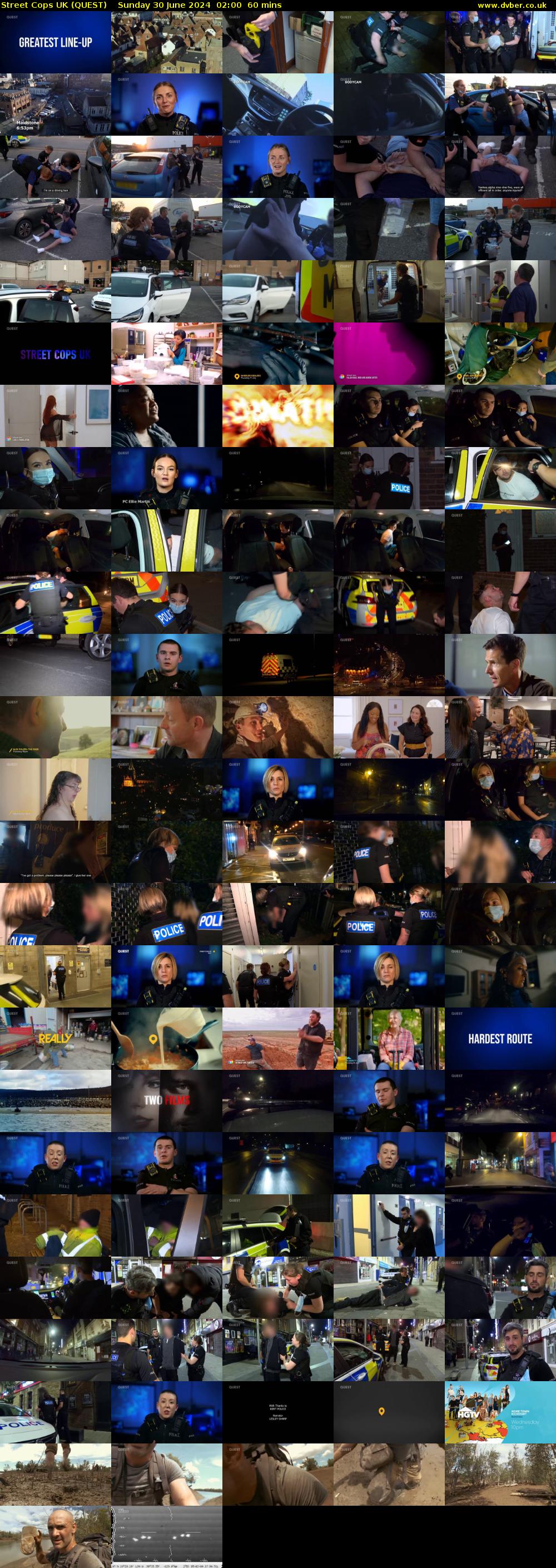 Street Cops UK (QUEST) Sunday 30 June 2024 02:00 - 03:00