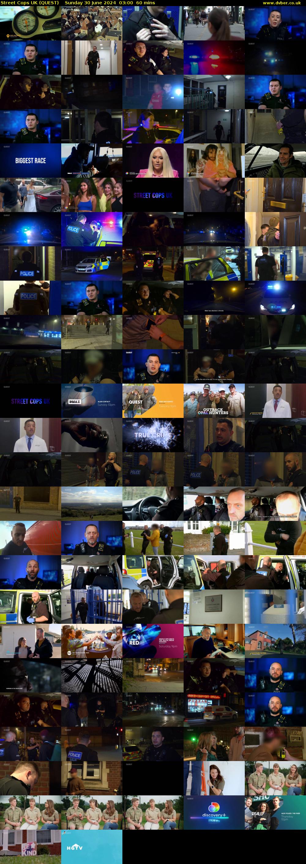 Street Cops UK (QUEST) Sunday 30 June 2024 03:00 - 04:00