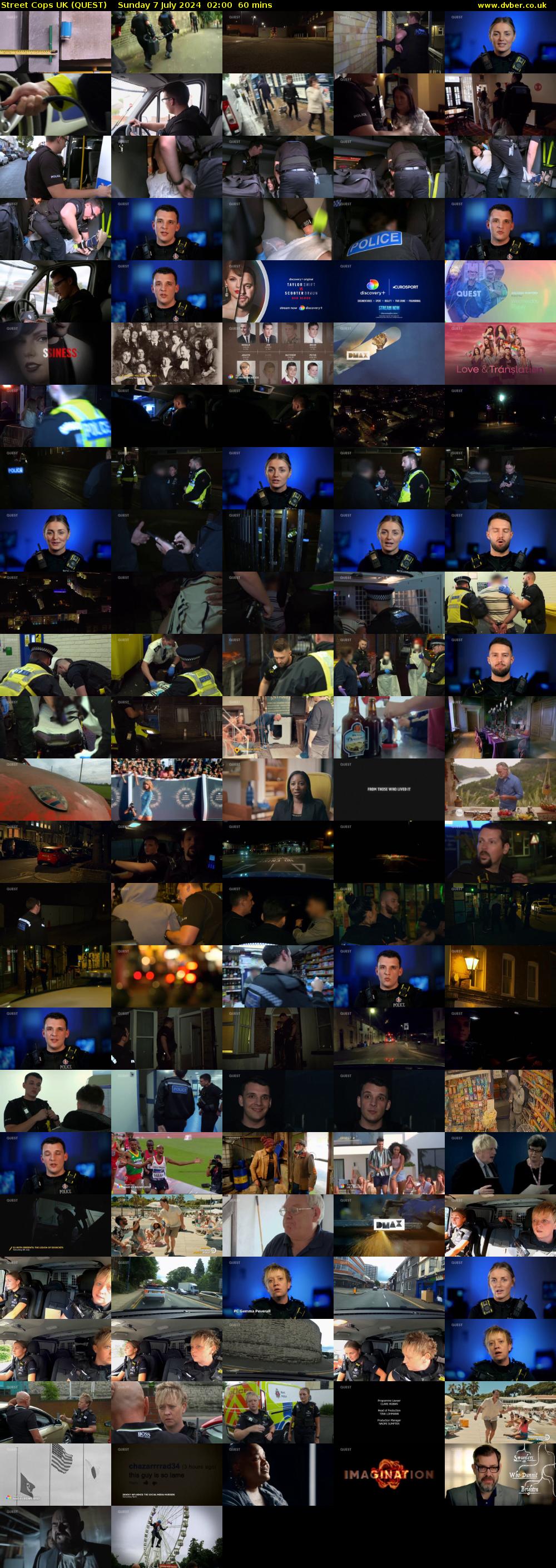 Street Cops UK (QUEST) Sunday 7 July 2024 02:00 - 03:00