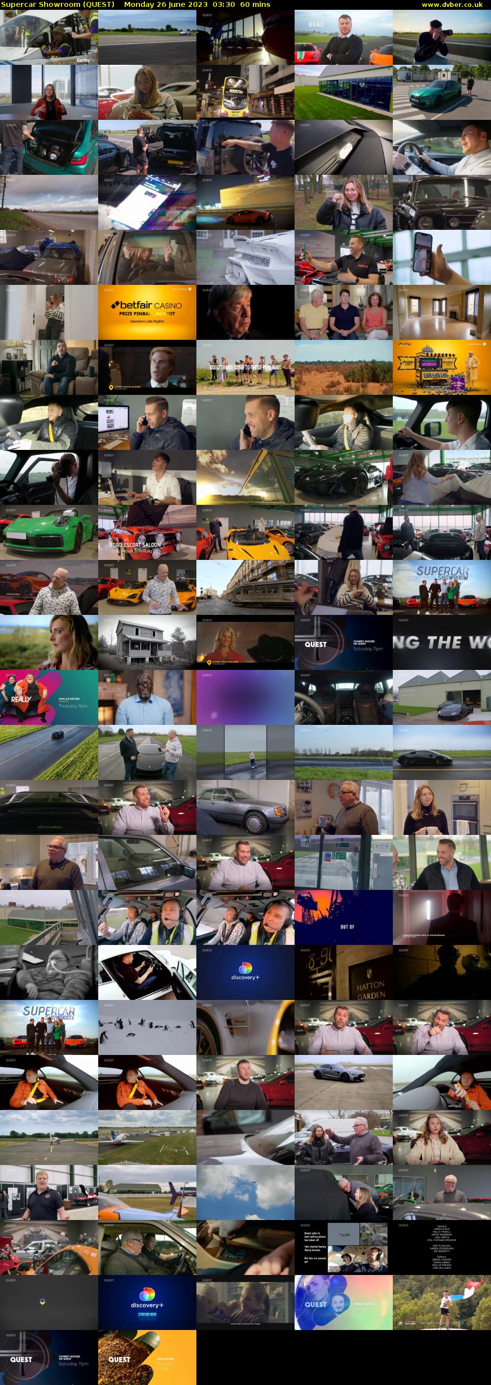 Supercar Showroom (QUEST) Monday 26 June 2023 03:30 - 04:30