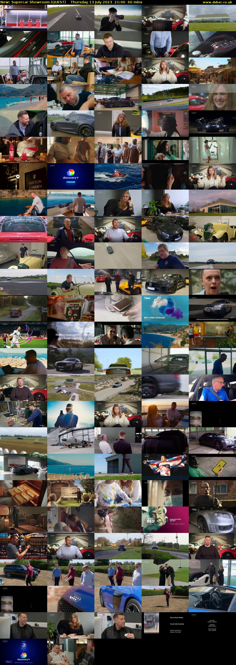 Supercar Showroom (QUEST) Thursday 13 July 2023 21:00 - 22:00