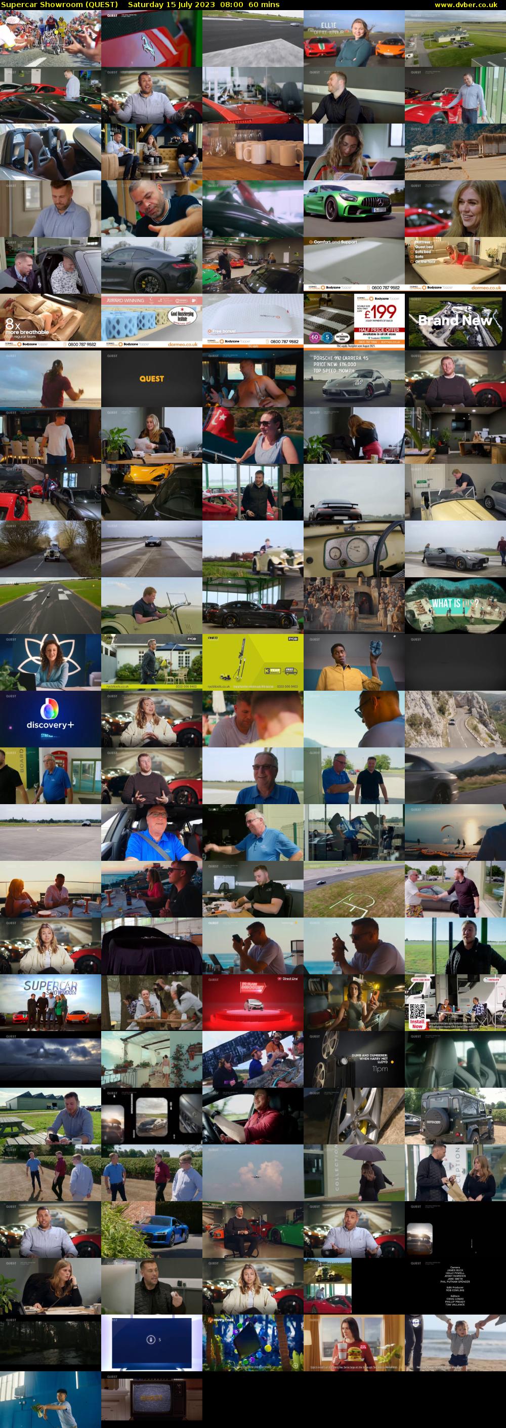 Supercar Showroom (QUEST) Saturday 15 July 2023 08:00 - 09:00