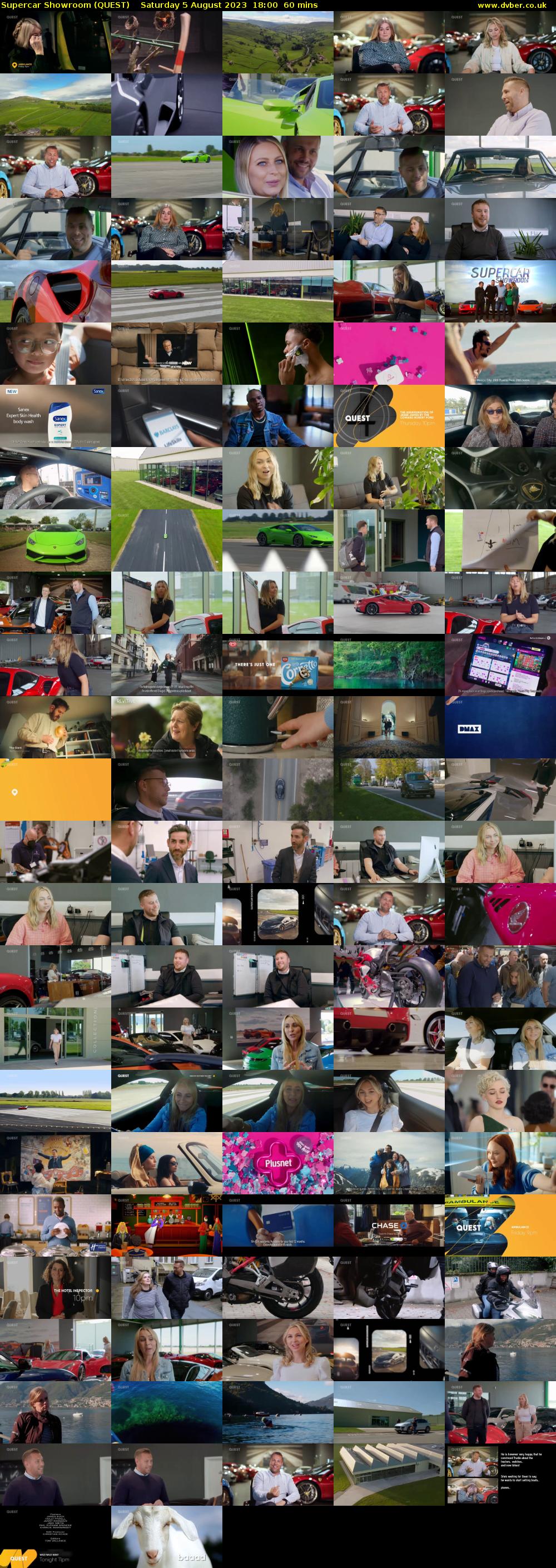 Supercar Showroom (QUEST) Saturday 5 August 2023 18:00 - 19:00