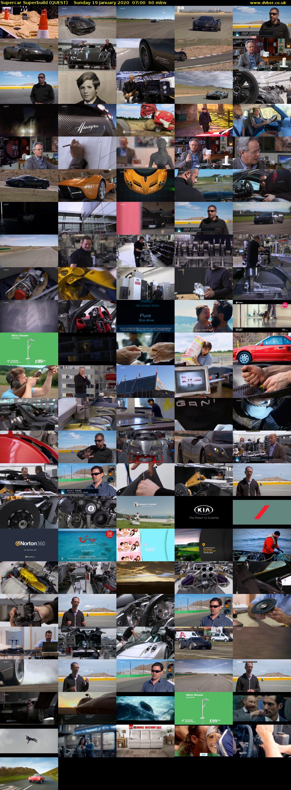 Supercar Superbuild (QUEST) Sunday 19 January 2020 07:00 - 08:00
