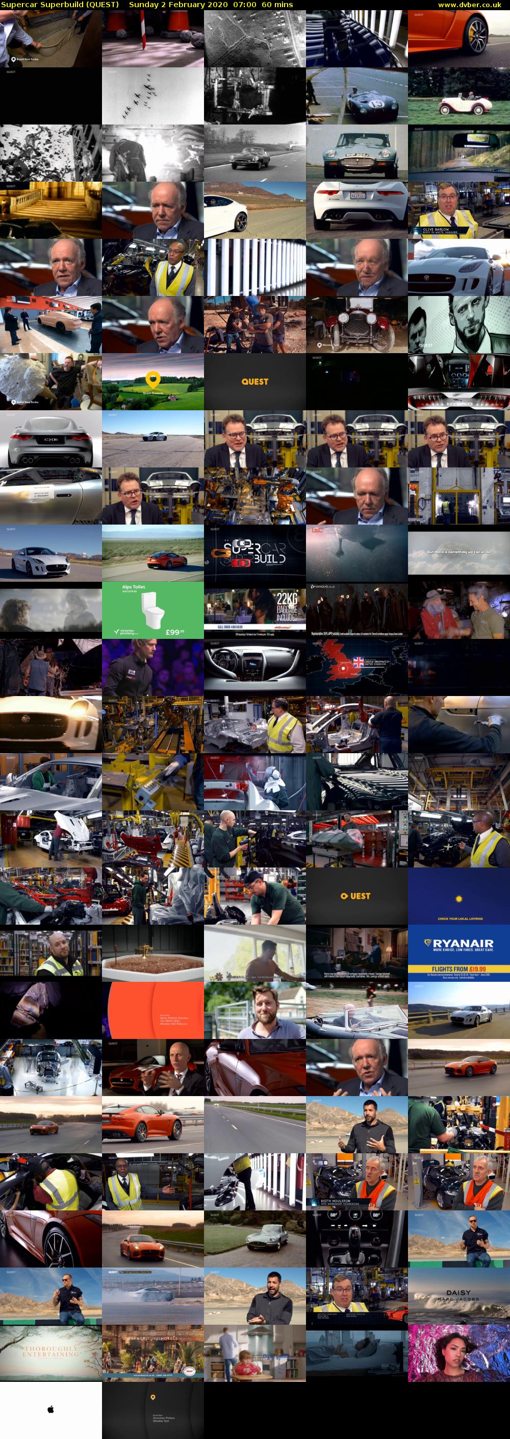 Supercar Superbuild (QUEST) Sunday 2 February 2020 07:00 - 08:00