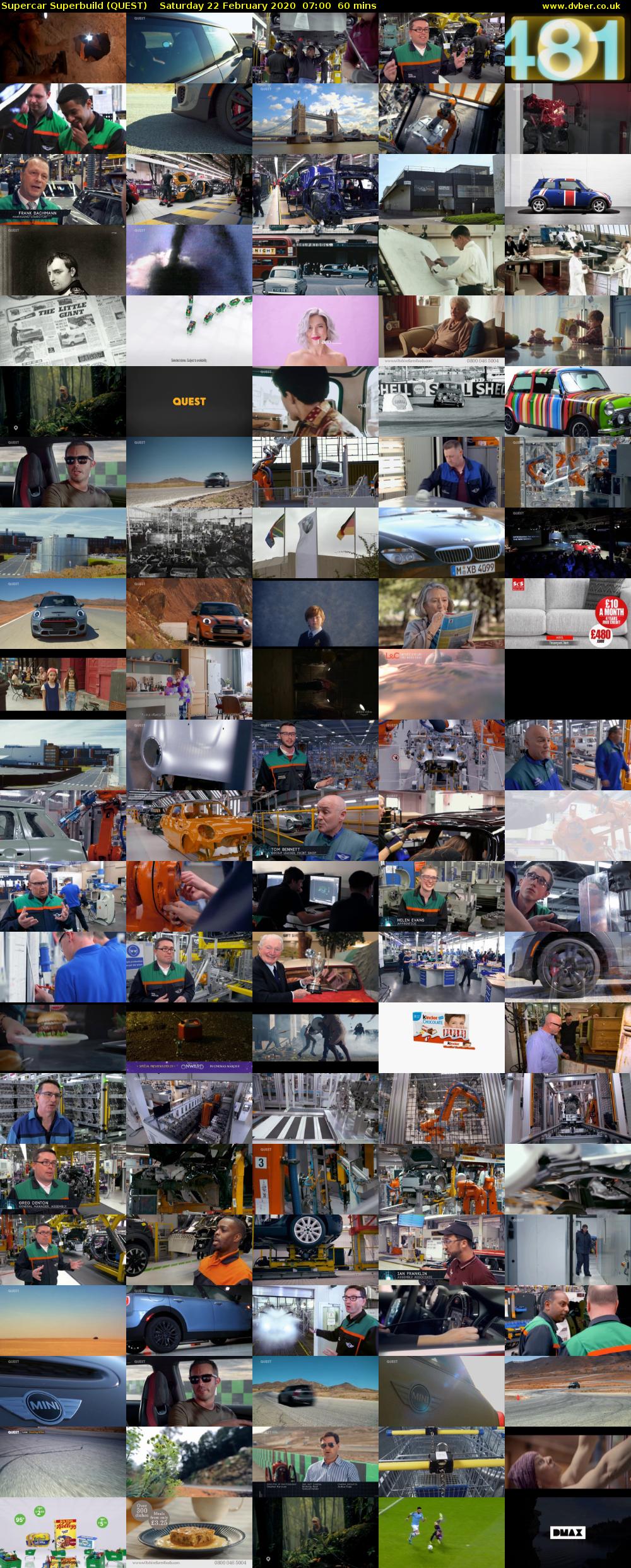 Supercar Superbuild (QUEST) Saturday 22 February 2020 07:00 - 08:00