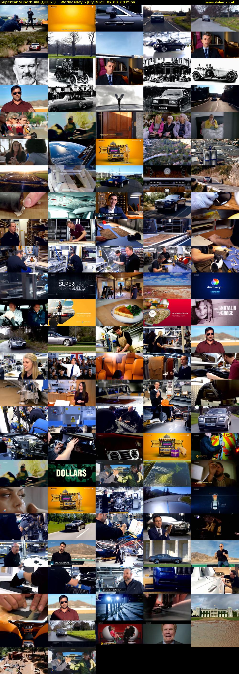 Supercar Superbuild (QUEST) Wednesday 5 July 2023 02:00 - 03:00