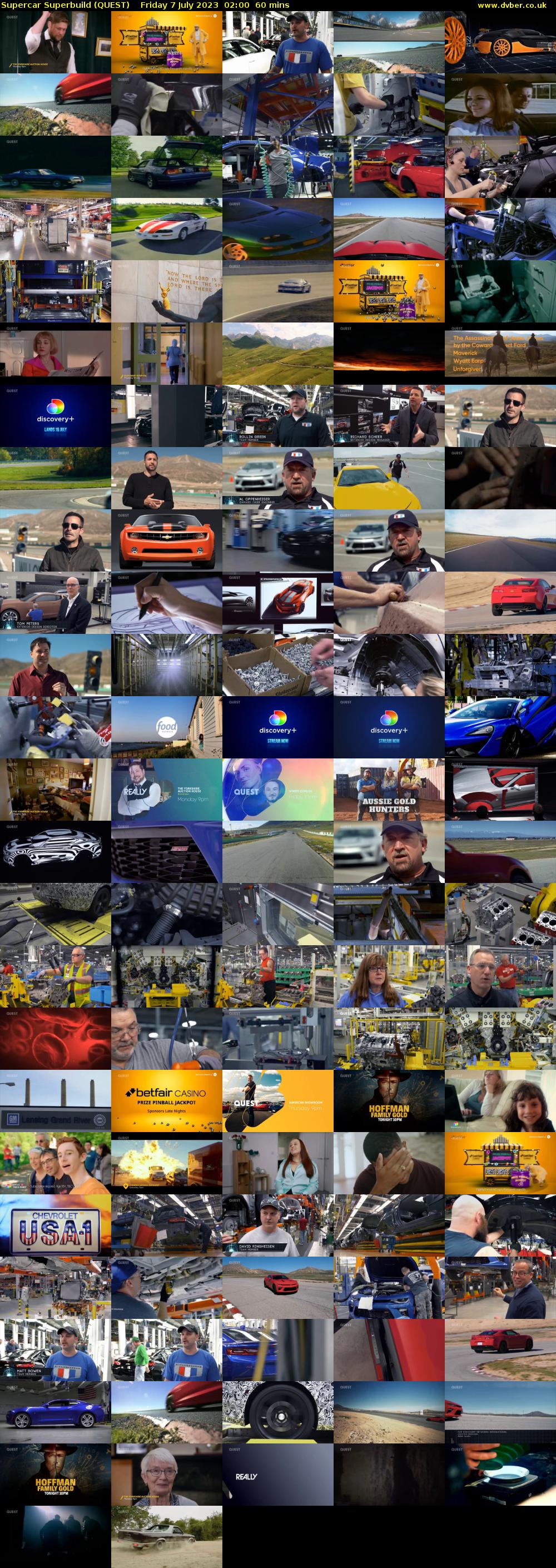 Supercar Superbuild (QUEST) Friday 7 July 2023 02:00 - 03:00