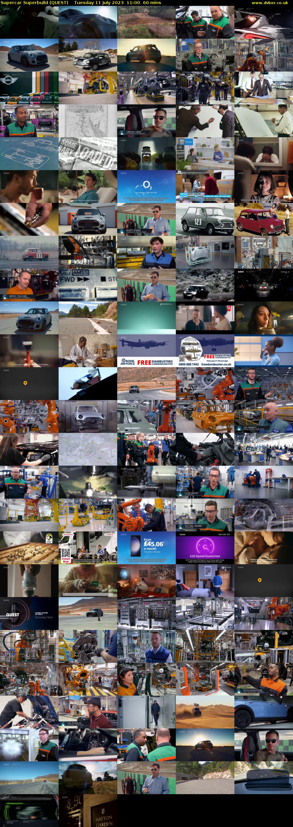 Supercar Superbuild (QUEST) Tuesday 11 July 2023 11:00 - 12:00