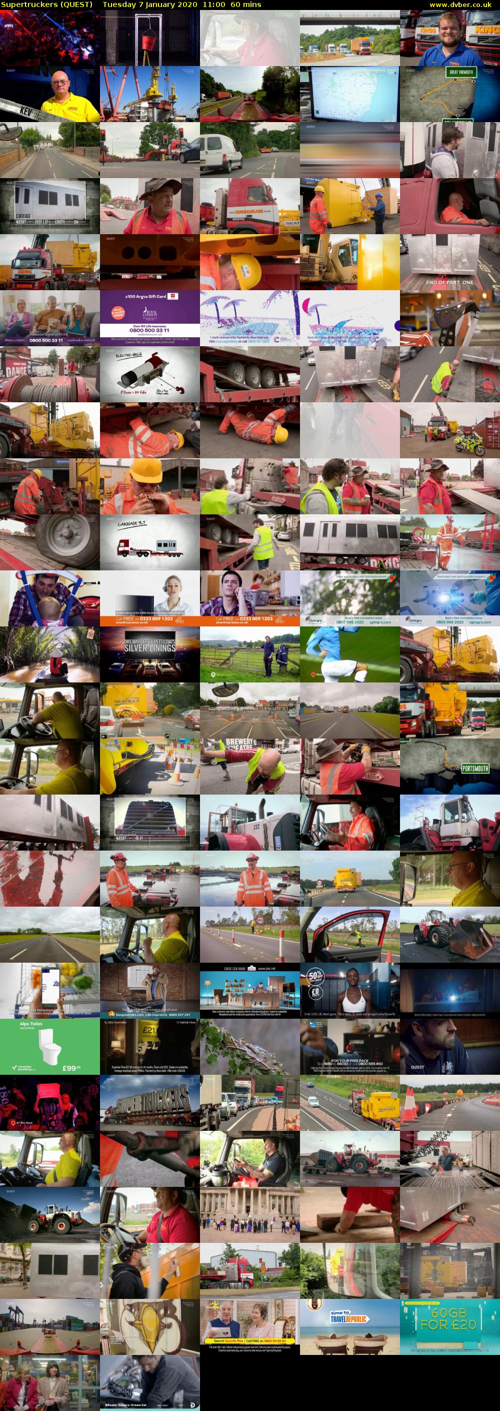 Supertruckers (QUEST) Tuesday 7 January 2020 11:00 - 12:00