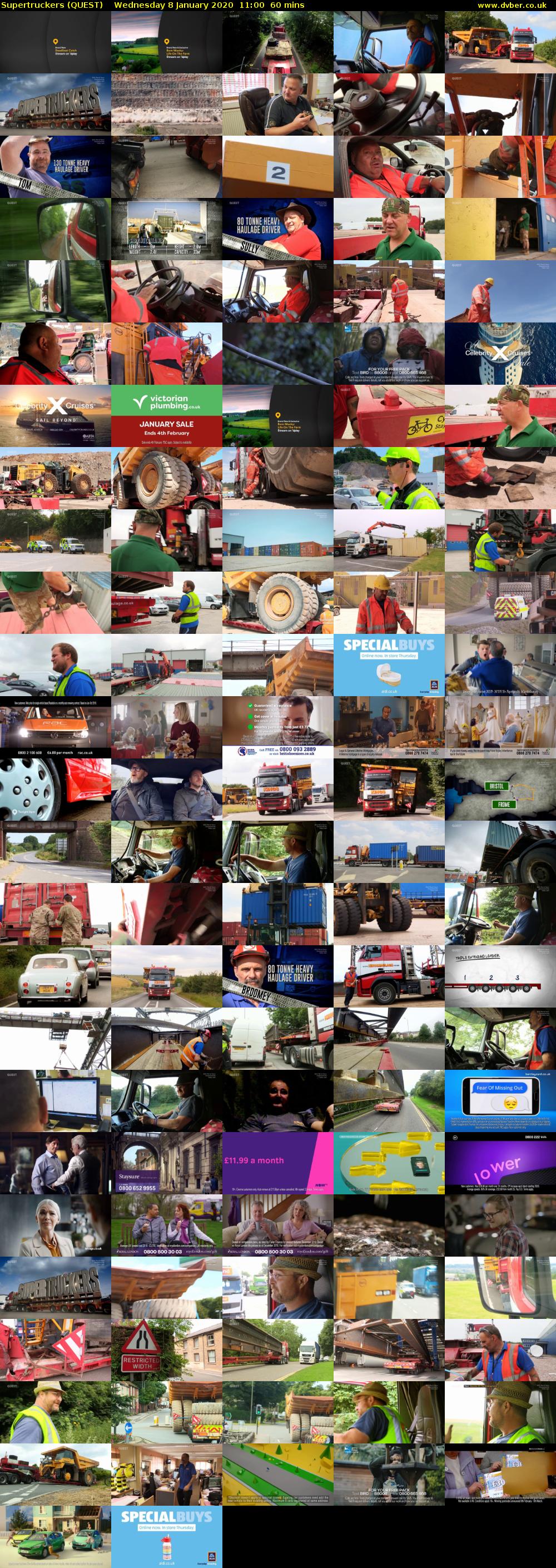 Supertruckers (QUEST) Wednesday 8 January 2020 11:00 - 12:00