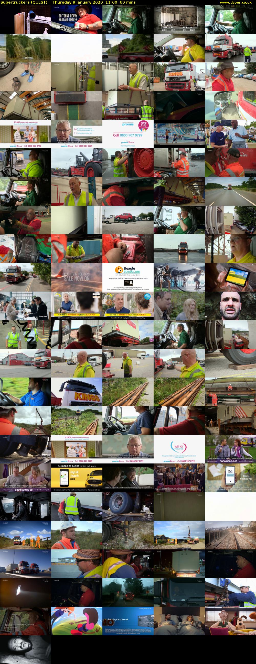 Supertruckers (QUEST) Thursday 9 January 2020 11:00 - 12:00