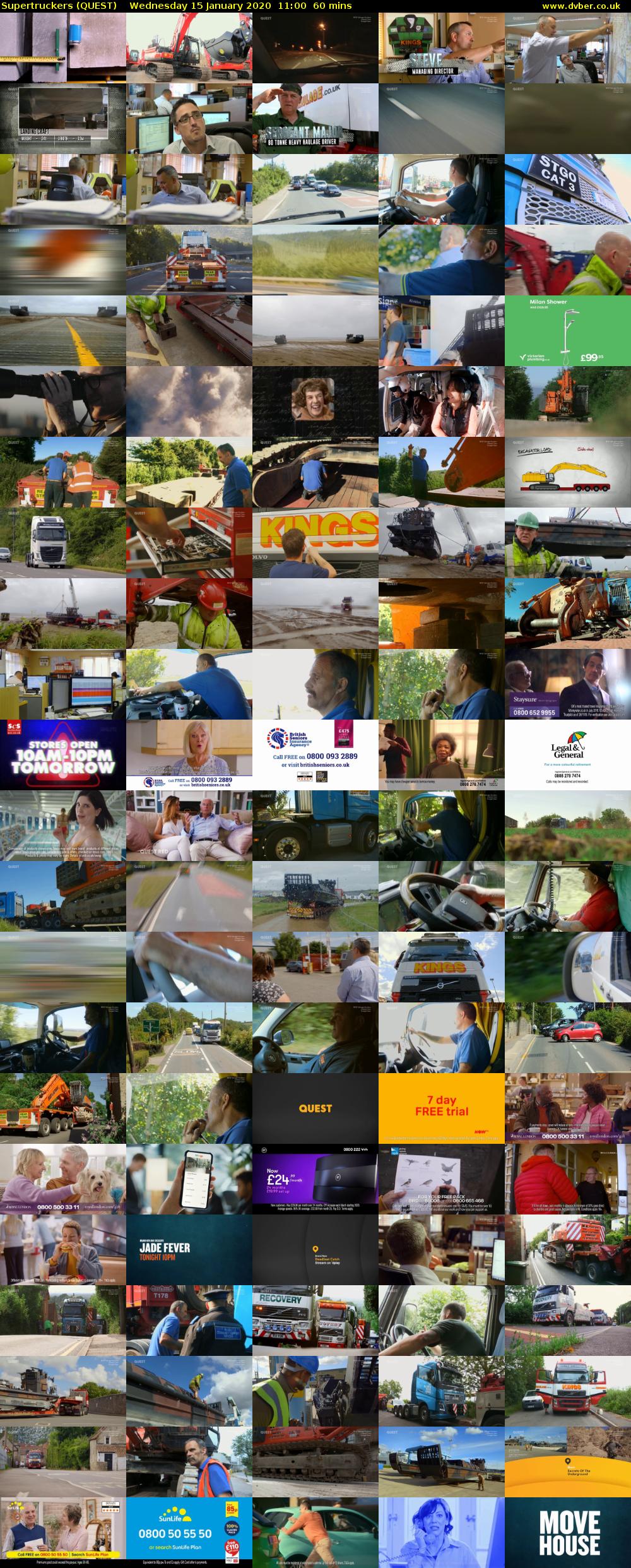 Supertruckers (QUEST) Wednesday 15 January 2020 11:00 - 12:00