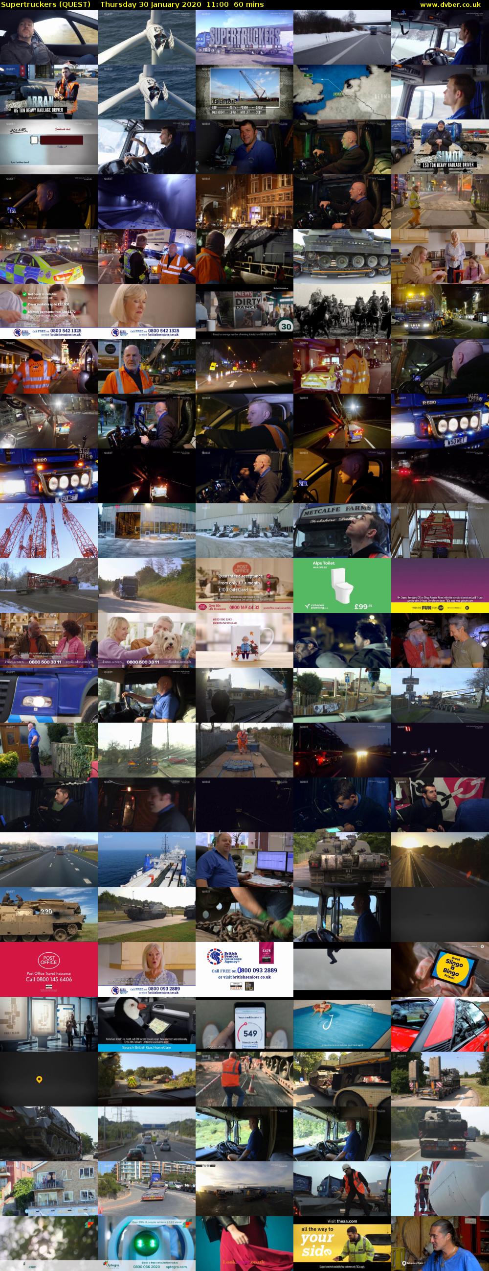 Supertruckers (QUEST) Thursday 30 January 2020 11:00 - 12:00