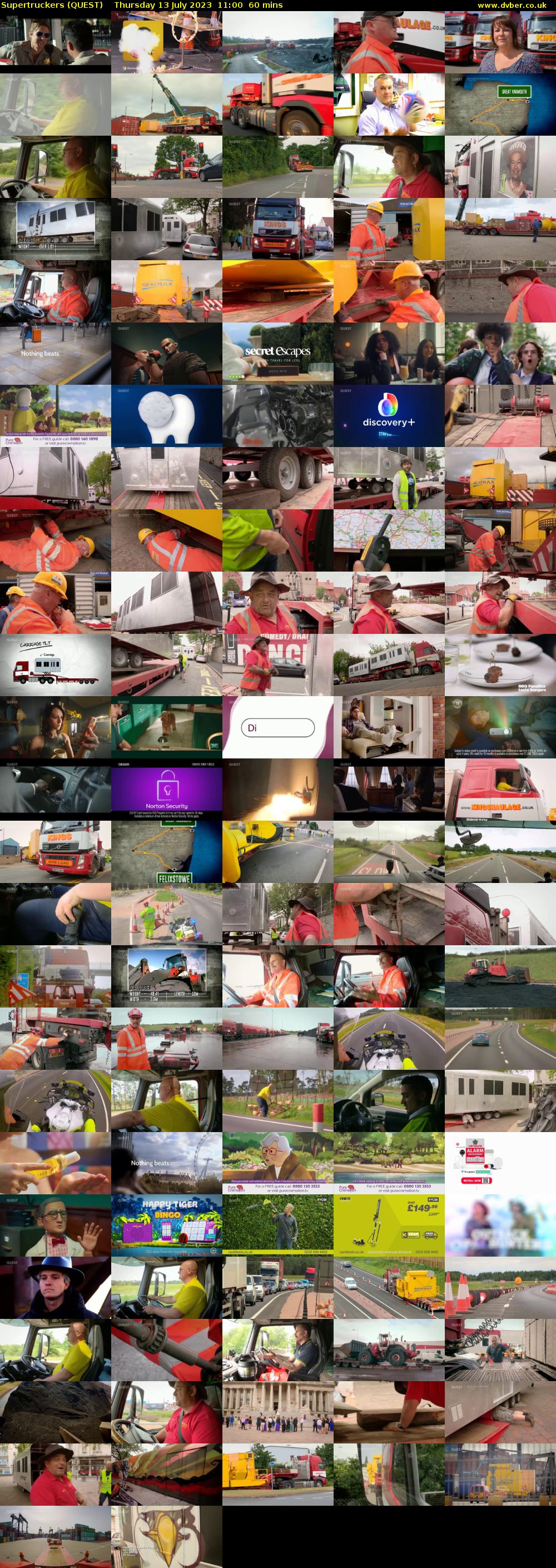 Supertruckers (QUEST) Thursday 13 July 2023 11:00 - 12:00