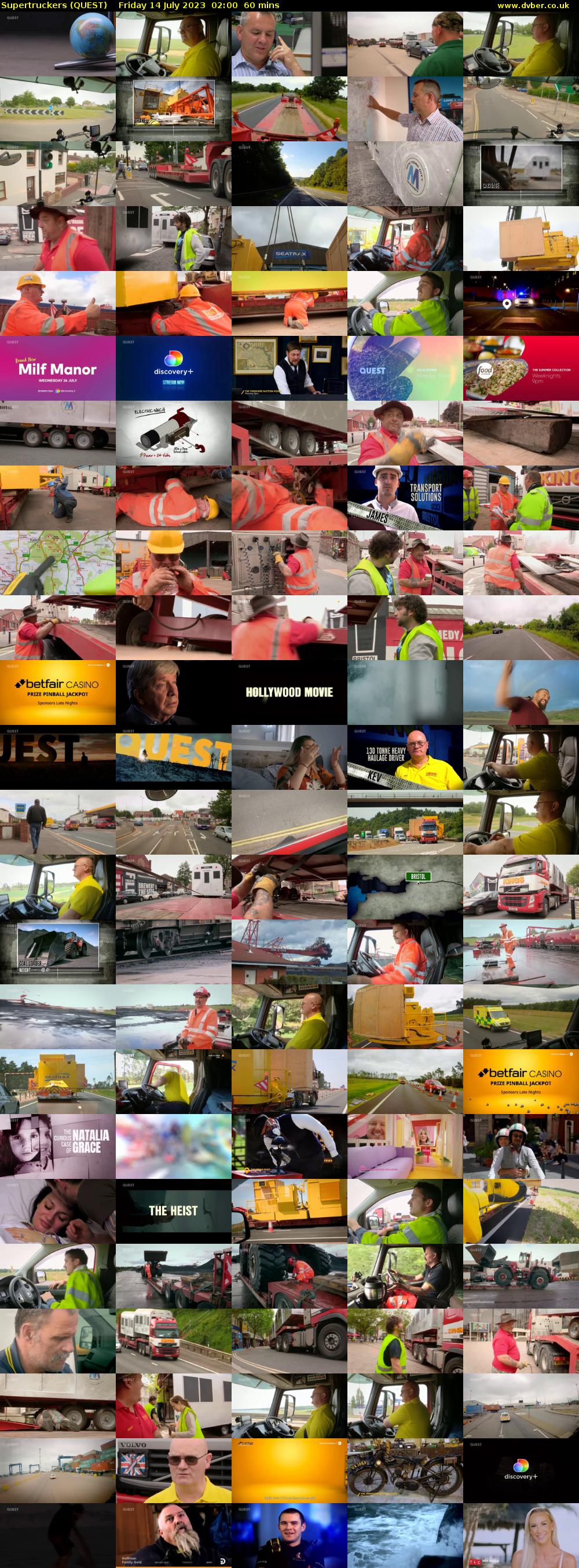 Supertruckers (QUEST) Friday 14 July 2023 02:00 - 03:00
