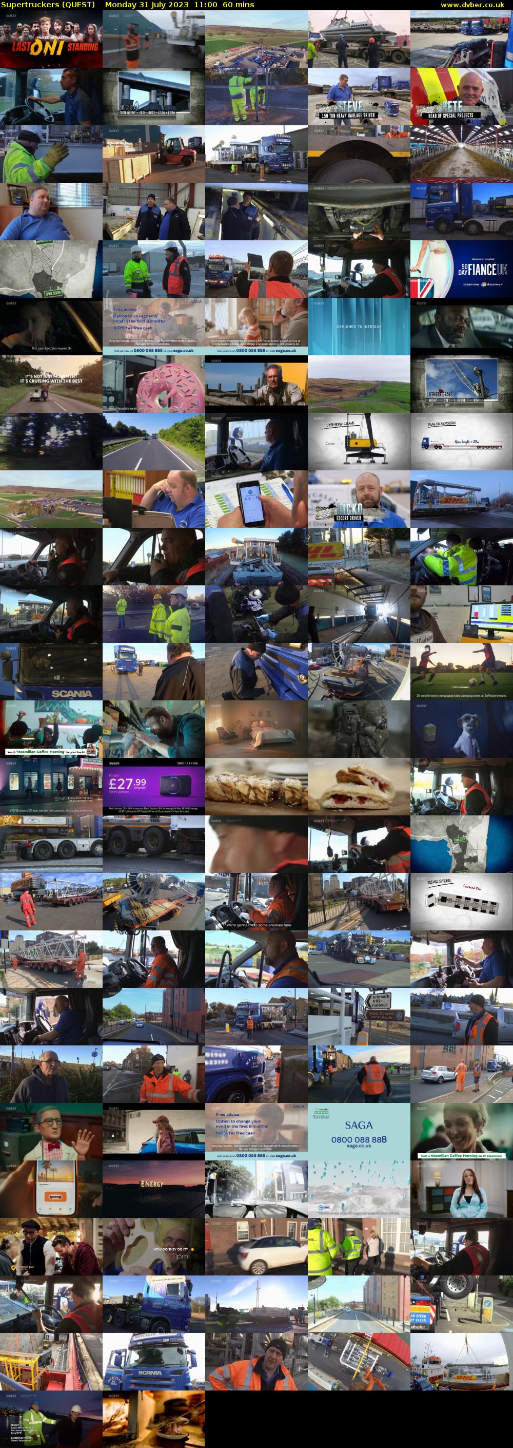 Supertruckers (QUEST) Monday 31 July 2023 11:00 - 12:00
