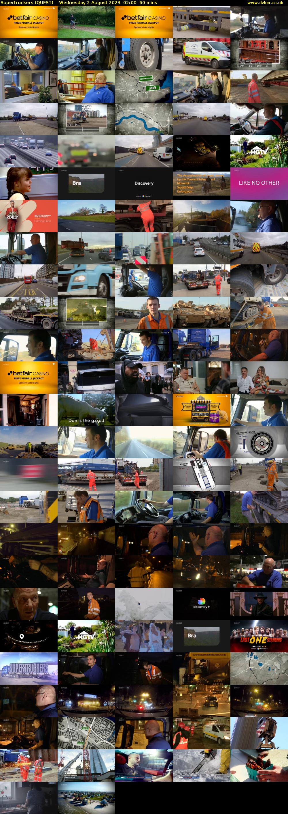 Supertruckers (QUEST) Wednesday 2 August 2023 02:00 - 03:00