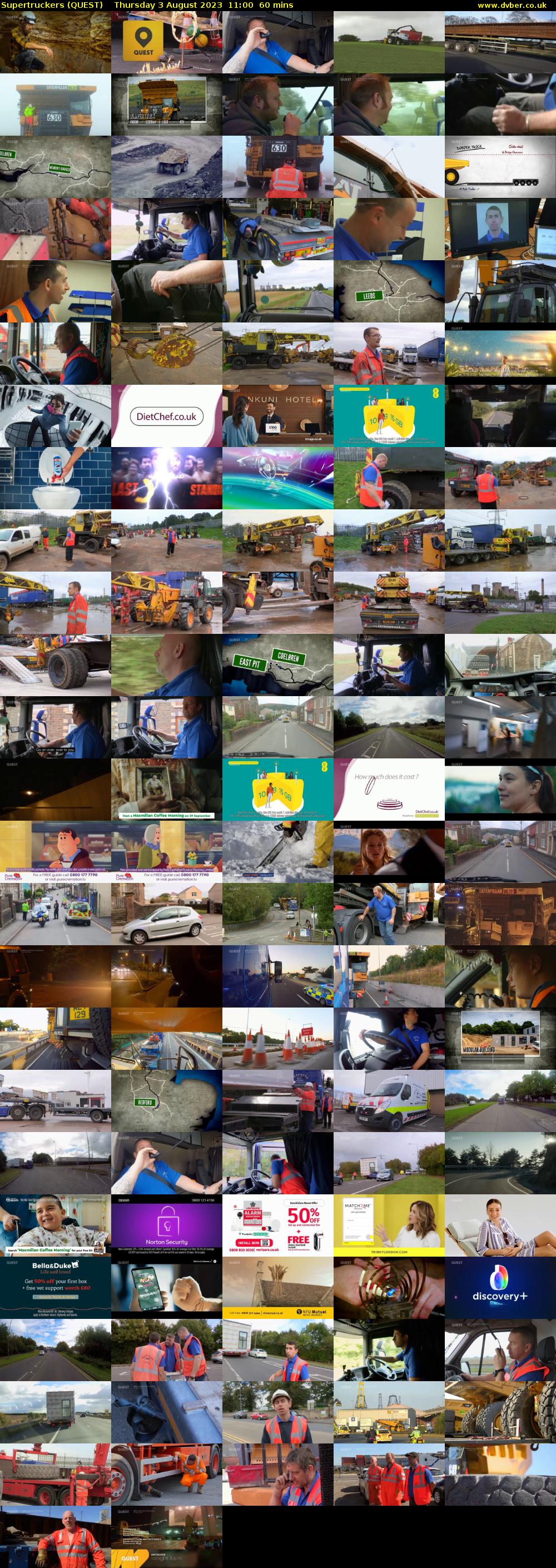 Supertruckers (QUEST) Thursday 3 August 2023 11:00 - 12:00