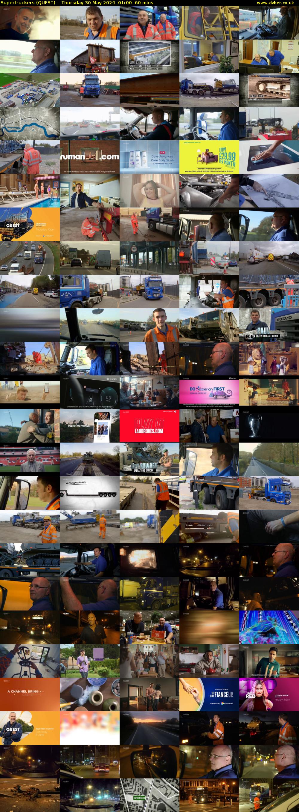 Supertruckers (QUEST) Thursday 30 May 2024 01:00 - 02:00