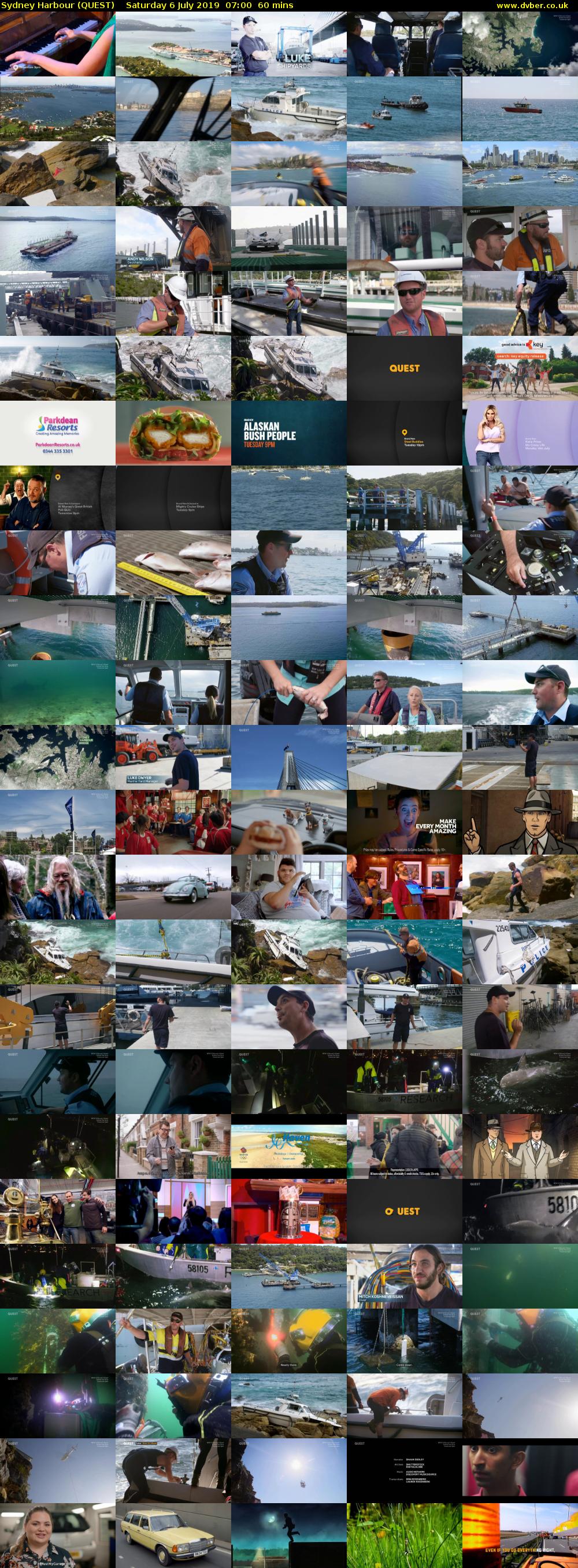 Sydney Harbour (QUEST) Saturday 6 July 2019 07:00 - 08:00