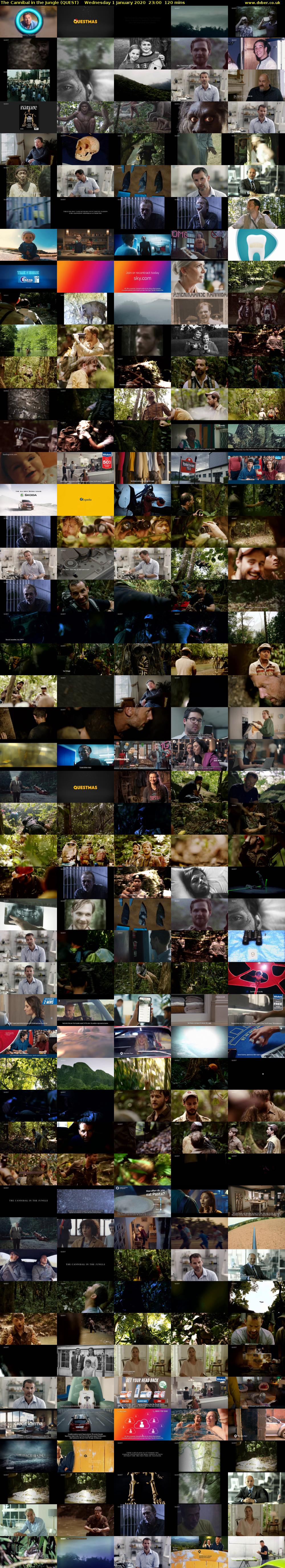 The Cannibal in the Jungle (QUEST) Wednesday 1 January 2020 23:00 - 01:00