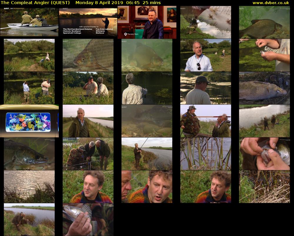 The Compleat Angler (QUEST) Monday 8 April 2019 06:45 - 07:10